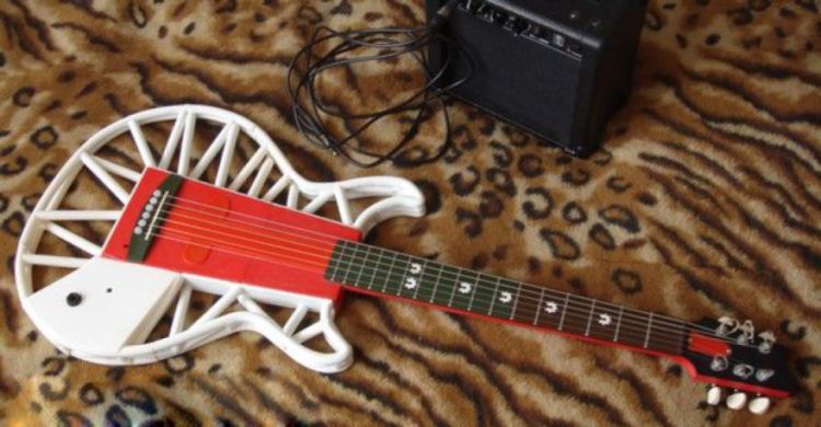 Гитара, напечатанная на 3D-принтере - 3